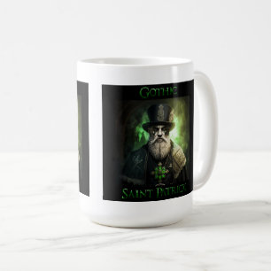 Mug classique gothique Saint Patrick, 15 oz