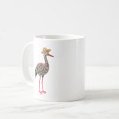 Mug Classique Grue Mignonne (Devant gauche)