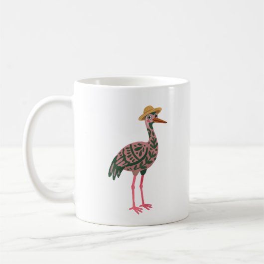 Mug Classique Grue Mignonne (Gauche)