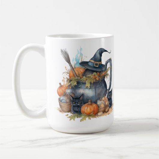 Mug classique Halloween série 15 oz (Gauche)