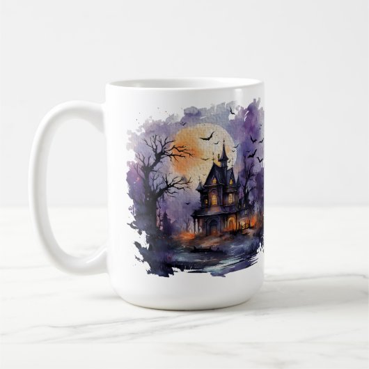 Mug classique Halloween série 15 oz (Gauche)