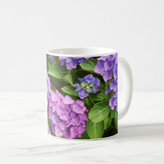 Mug classique 'Hydrangea' (Devant droit)