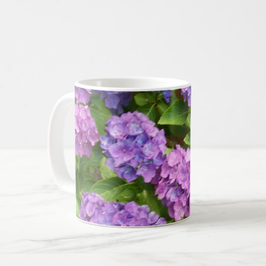 Mug classique 'Hydrangea' (Devant gauche)