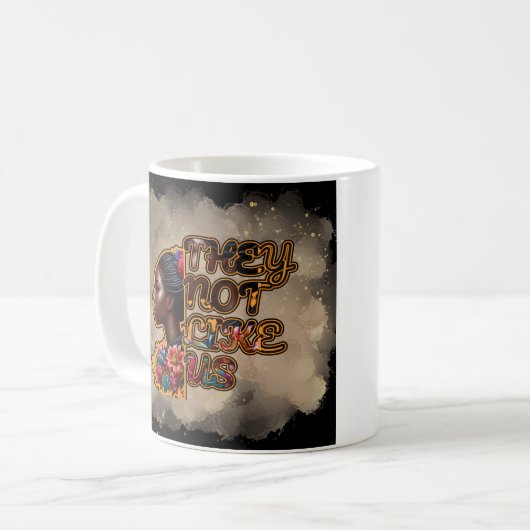 Mug classique - "Ils ne nous aiment pas" Design (Devant gauche)