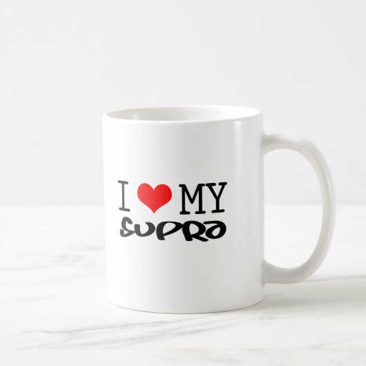 Mug Classique "j'aime ma" conception supra (Droite)
