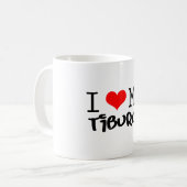 Mug Classique "je conception aime mon Tiburon" (Devant gauche)