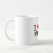 Mug Classique "je conception aime mon Tiburon" (Gauche)