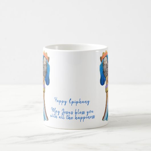 Mug classique joyeuse Epiphanie (Centre)