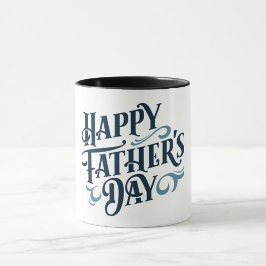 Mug classique Joyeuse Fête des Pères pour papa | T (Centre)
