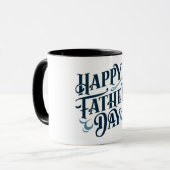 Mug classique Joyeuse Fête des Pères pour papa | T (Devant gauche)