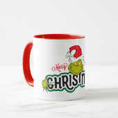 Mug Classique Le Grinch | Joyeux Joyeux Noël (Devant gauche)