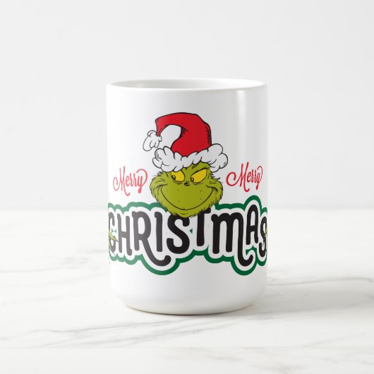 Mug Classique Le Grinch | Joyeux Joyeux Noël (Centre)
