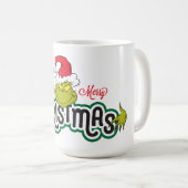 Mug Classique Le Grinch | Joyeux Joyeux Noël (Devant droit)