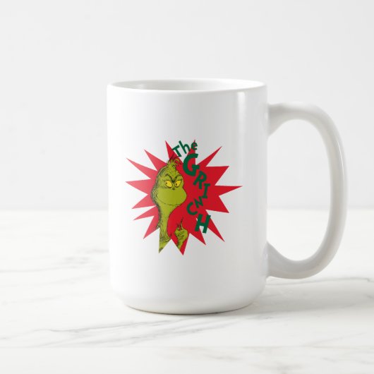 Mug Classique Le Grinch | Red Starburst (Droite)