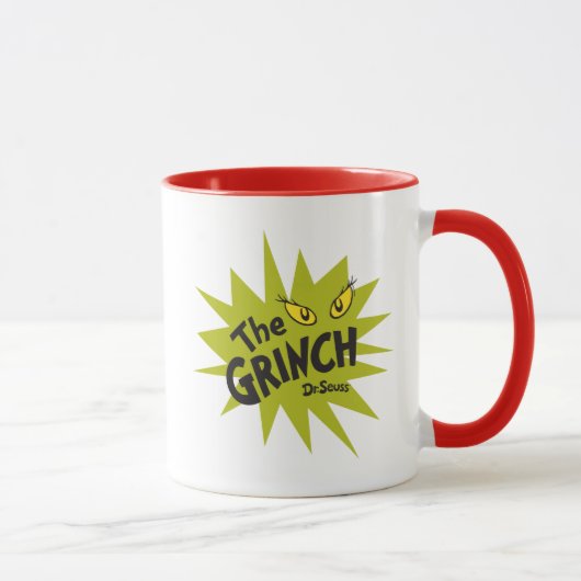 Mug Classique Le Grinch | Starburst vert (Droite)