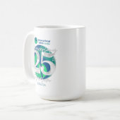 Mug classique - Logo du 25e anniversaire de la VIV (Devant gauche)