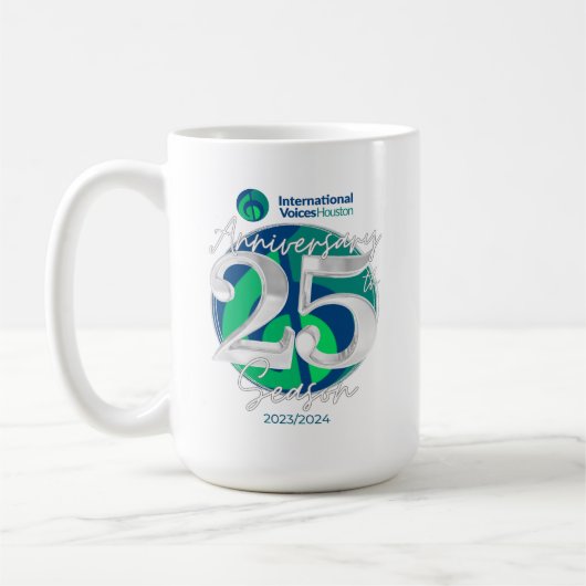 Mug classique - Logo du 25e anniversaire de la VIV (Gauche)