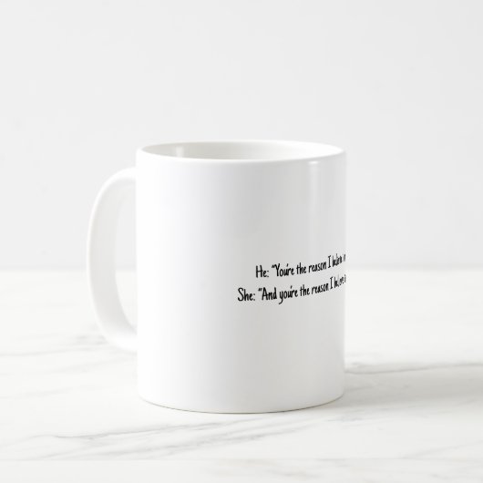 Mug classique "Love Affirmation Mug", 325 ml (Devant gauche)