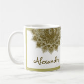 Mug Classique Mandala Inde Style 4 (Gauche)