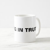 Mug classique "Marcher dans la vérité" (Devant droit)