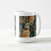 Mug classique Motif de chat, 15 oz (Devant droit)