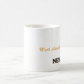 Mug Classique occidental de New York de plage de pré (Centre)