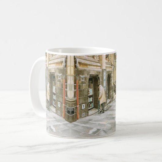Mug classique - 'Old Books' (Devant gauche)