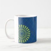 Mug classique orange bleu joyeux (Gauche)