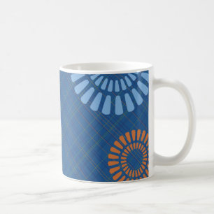 Mug classique orange bleu joyeux