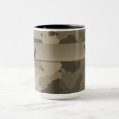 Mug Classique personnalisé Brown et Tan Camo (Centre)