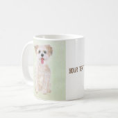 Mug classique pour chien Morkie adorable (Devant gauche)