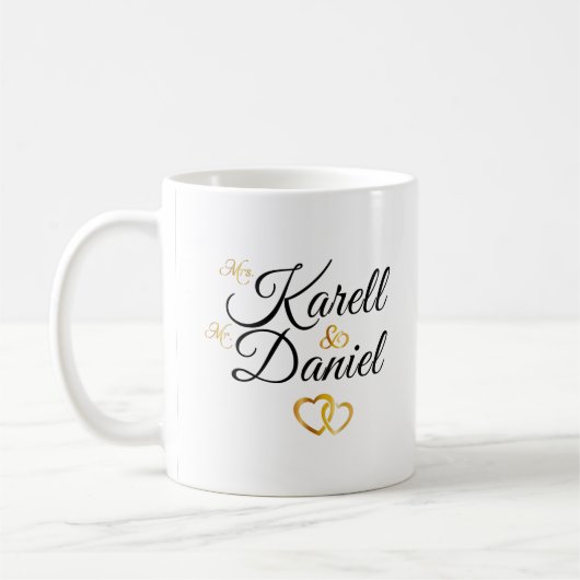 Mug classique pour Mariage, 325 ml (Gauche)