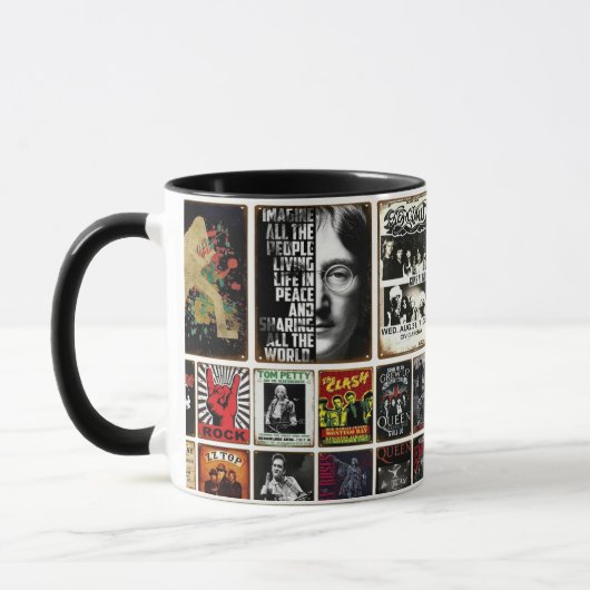 Mug classique Rock and Roll, 11 oz (Gauche)