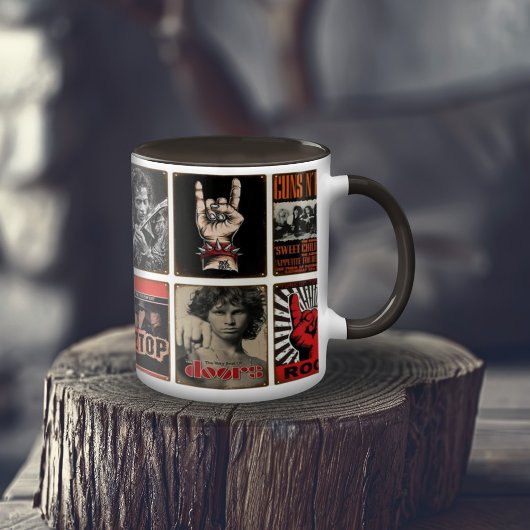 Mug classique Rock and Roll, 11 oz