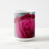 Mug Classique romantique de rose rouge (Centre)