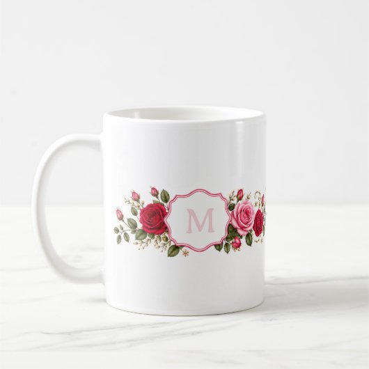 Mug classique - Rose de la fête des mères (Gauche)