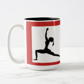 Mug classique rouge/Choix de couleurs / Coupe de c (Gauche)