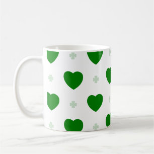 Mug classique Shamrock & Hearts