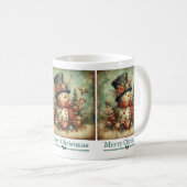 Mug classique Snowman de Noël (Devant droit)