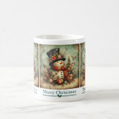 Mug classique Snowman de Noël (Centre)
