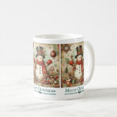 Mug classique Snowman de Noël (Devant droit)