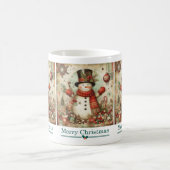 Mug classique Snowman de Noël (Centre)