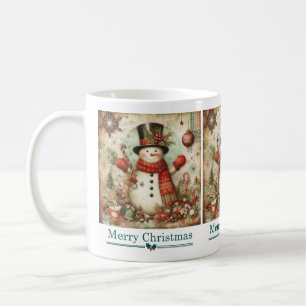 Mug classique Snowman de Noël