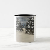 Mug classique Snowy Tree, 11 oz (Centre)