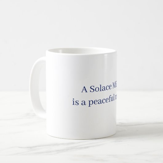 Mug classique Solace Mind®, 11 oz (Devant gauche)