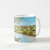 Mug classique - 'Surveillez une plaine éclairée pa (Devant droit)