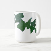 Mug Classique vert anglais vert ivoire botanique (Devant droit)