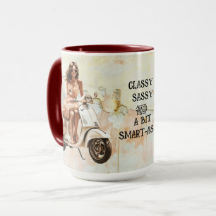 MUG CLASSY SASSY ET UN PEU SMART-ASSY