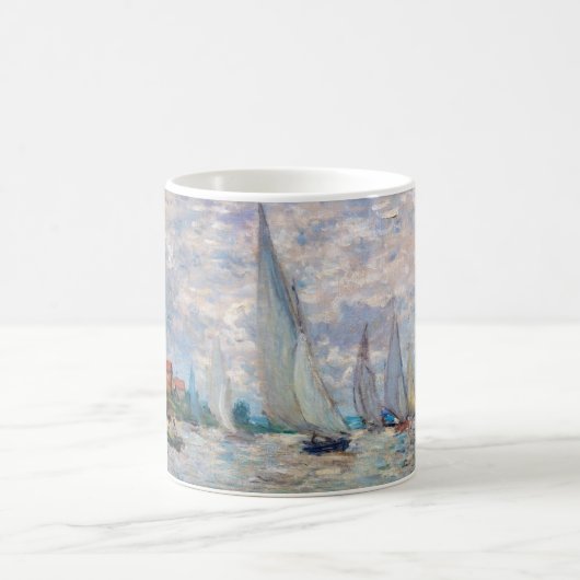 Mug Claude Monet - Bateaux Regatta à Argenteuil (Centre)