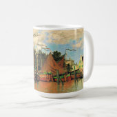 Mug Claude Monet, Boats at Zaandam, (Devant droit)